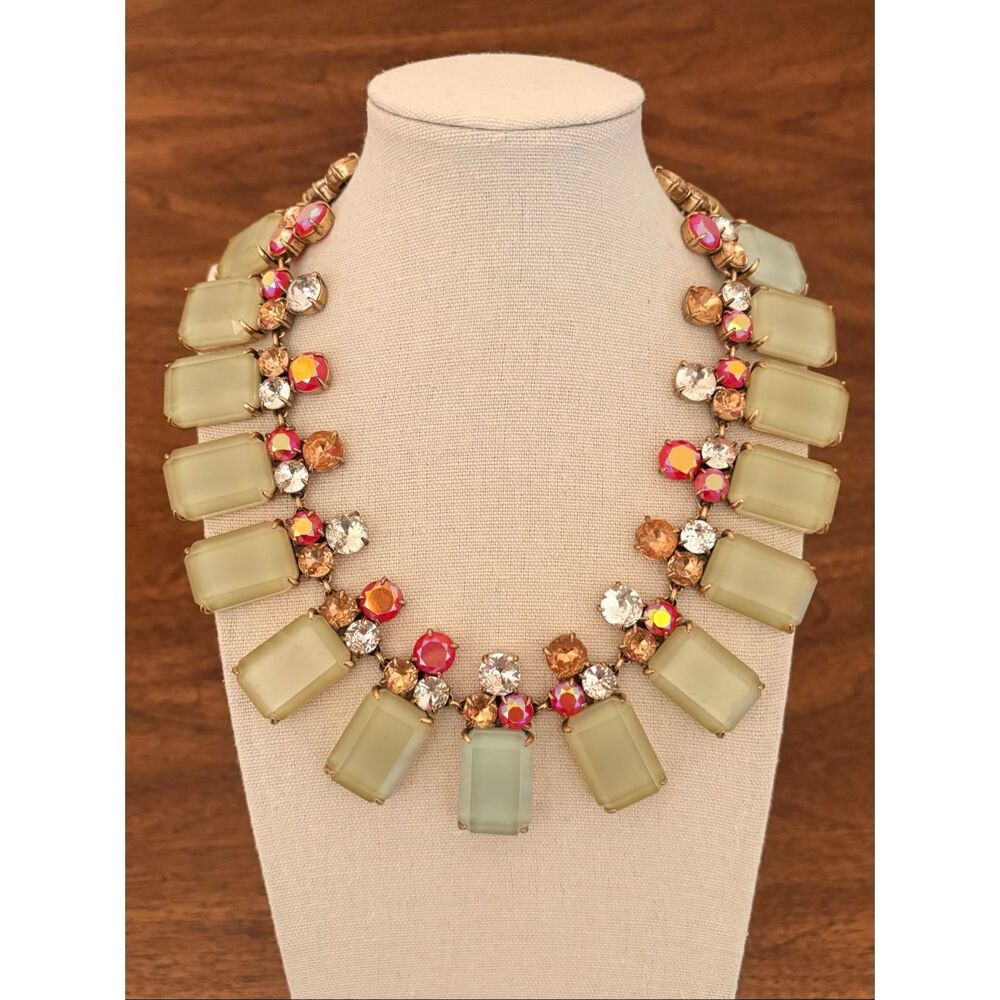 J.Crew | Chunky Iridescent Collar Necklace | 17” Adjustable